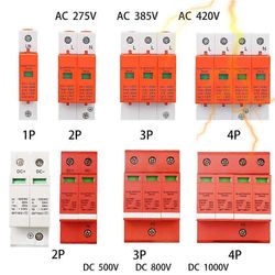 Ylijännitesuoja ylijännitesuoja SPD-suoja pienjännitetalo 1/2/3/4 napainen ylijännitesuoja 1000a 4p 40KA DC1000V 20-40KA