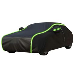 Auton suojapeite Toyota C-HR:lle vuodesta 2016 eteenpäin, joka sään Oxford-kangas, vihreä, mittatilaustyönä tehty suoja