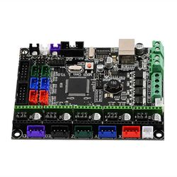 3D-tulostimen ohjauskortti Mks Gen L V1.0 Integroi rampit emolevy 12 / 24V Musta sininen