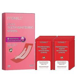 Tandblekningsremsor för tandkänsliga, tandblekningsremsa Kit Icke-känsliga blekningsremsor Röd 7pairs