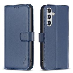 Kompatibel med Samsung Galaxy A15 5g etui magnetisk læder flip wallet cover til Samsung Galaxy A15 5g Blå