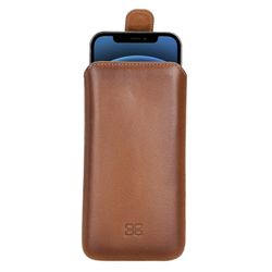 Bouletta LTD Apple iPhone serie multi læder taske | iPhone 15,14, 13, 12, 11, Se, X, 8, 7, 6 Tan