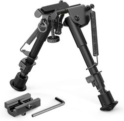 YOUGANG korkealaatuinen 2 In 1 Bipod 6 tuuman - 9 tuuman säädettävä korkeus kiskon kiinnityssovitin mukana
