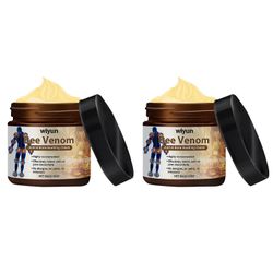 Edistyksellinen nivelvoide mehiläismyrkyllä Kivunlievityshoito lihaksille Niveltulehdus Ulkoinen käyttö aikuisille 2pcs