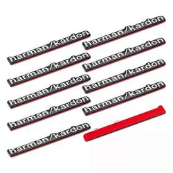 10kpl korkealaatuinen metalli harman / kardon auton Hi-Fi-kaiutin, joka sopii o Speaker Badge stereo Emblem tarra Automaattinen muotoilutarvikkeet ...