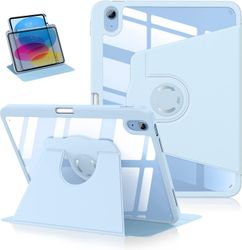 Timoom iPad 10th Generation 2022 -kotelo kynänpidikkeellä - (360 asteen kierto ja automaattinen herätys/lepotila), ensiluokkainen foliojalustakotel...