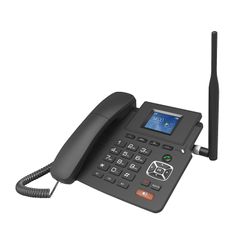 P03-4G Stationär trådlös telefon 4G VOIP-telefonsupport 2 SIP-konton WIFI SIM-kort med antenn LCD-skärm Autosvar för Office Home Company Confe