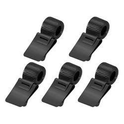 Kova hattukynäpidike, universaali säädettävä leikepöydän kynäpidike Clip Holder Clip Organizer for N Musta
