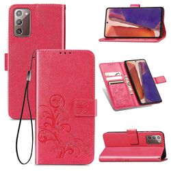 Foxdock Etui til Samsung Galaxy Note 20 mobildæksel Rose rød