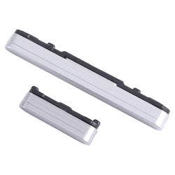 Samsung Galaxy Tab S7 FE SM-T730 / T733 / T736B / T735 1 sarja YHTEENSOPIVA virtapainike + äänenvoimakkuuden säätöpainike Hopea