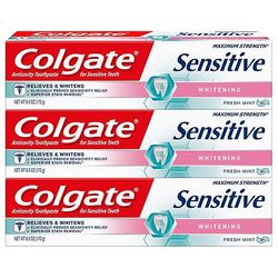 Colgate følsomme tandpasta, kridtning - frisk mynte gel formel (6 ounce, pakke med 3)