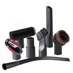 Sofa Rengøring Tool Adapter 2 I 1 børste hest hår runde støvsuger børster Dyse Hjem Støvning Sprække Trappe Tool 32mm 35mm