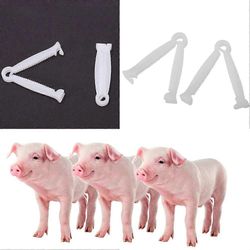 20 kpl kertakäyttöisiä napanuorapihtejä pienille eläimille - Maatalouden synnytyspuristin koirille, sioille, naudoille ja karitsoille Napapidike 20PCs