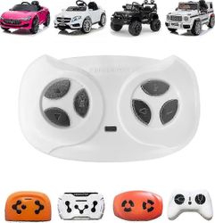 SBSG JR1602FCC 2.4G Bluetooth-kaukosäädin voimapyörille JR1839FCC valkoinen kaukosäädin sähköauton ajeluun lelulla JR1603, JR1810, JR1958, JR1