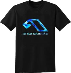 Anjunabeats T-shirt til mænd Sorte Unisex T-shirts sort L