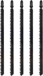 Tinor 5kpl 180mm professional T744d palapelin terät puun ja metallin palapelin lisävarusteiden sahaamiseen, jotka ovat yhteensopivia Boschin, Metab...