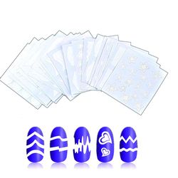 Grape Pp Manicure Nail Art Klistermærker, selvklæbende Nail Sticker Tips, 30pcs