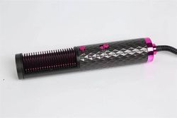 Glatning Børste, 3 i 3 et trin hårtørrer Børste Hårtørrer Straight Comb Styling Brush (Grå)