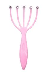 Coosilo Dekompression Artefakt Hoved Massage Claw Hjem Head Massager Slap hovedbunden og lindre træthed Pink 19*8.5cm