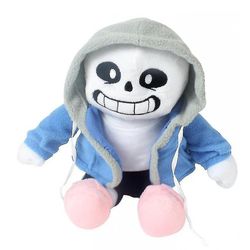 Børns undertale Sans Plys Udstoppet dukke blå
