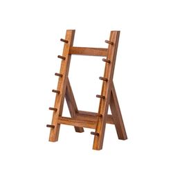 Puuveitsen näyttöteline, veitsen järjestäjäteline, lohiveitsen hylly, keittiöveitsen pidike kaappeihin kodinsisustus Ruskea 6-kerros