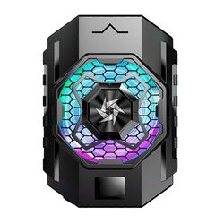 SL31 matkapuhelimen jäähdyttimen jäähdytystuulettimen jäähdytin TEC säädettävä puolijohdejäähdytyspelijäähdytin matkapuhelimille, B Musta Regular