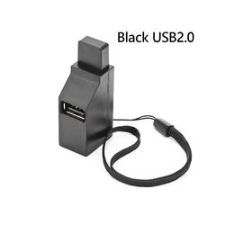 USB 2.0 Hub Adapter Extender Mini Splitter Box 3 porte til pc bærbar mobiltelefon High Speed U-disk