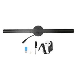 3D-hologrammituuletin 16.5in 2000x224 WiFi 3D-projektori, jossa 224 LED-valohelmiä yrityskaupan mainontaan 100?240V EU-pistoke