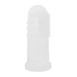 Mode Oral Sundhedspleje Baby Kid Blød silikone Finger Tandbørste & Gum Massager Børste Rene tænder Baby Oral Care