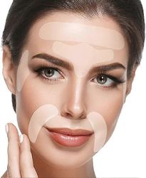 Patchs anti-rides (ensemble de 11 pices) - Patchs anti-rides pour le visage et le front pour rendre les yeux et la bouche lisses, bande de levage