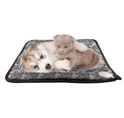 Yunshu Pet Heating Pad Kat Elektrisk vandtæt varmepude temperatur justerbar opvarmet mat 45*71CM
