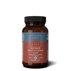 Terra Nova Terranova elää multivitamiini mies Caps 50 (T1452)