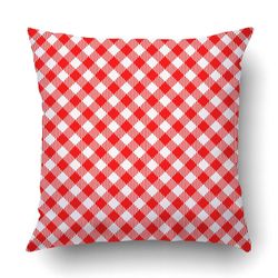 Farve firkantet plaid mønster Vichy Tekstur Farve Firkantet Plaid Mønster Pudebetræk Kast Pudebetræk 40x40 cm