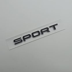 3d Abs Black Logo Sport Emblem Bil bagasjerommet merke Dekal For Land Range Rover L320 L494 L550 Svr Discovery Sport klistremerke tilbehør Svart sølv