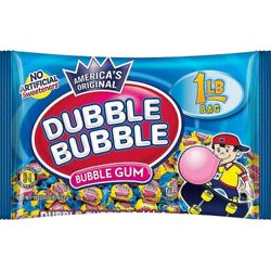 Dubble Bubble Dubble boble tyggegummi, 16 oz