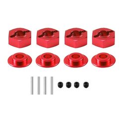 Remote Control Toy Accessories Metal 17mm Wheel Hex Hub adapter For Arrma 1 / 10 4s Kraton Outcast RC bil oppgradering deler, rød