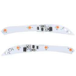 1Pari uudet takaosan sisäiset L&R-takavalojen korjaussirulevyt 7162213, 7162214 X3 E83: lle 2007-2010 Valkoinen