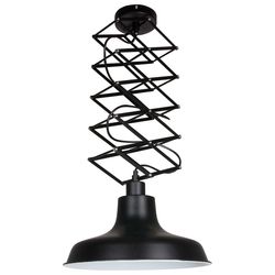 Sienna Lighting Flex Dome vedhæng Loft Lys Sort Mat, Stål