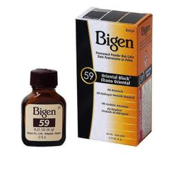 Bigen pysyvä jauhe hiusväri, itämainen musta, 0,21 oz