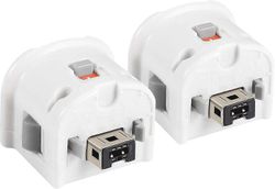 2 Motion Plus -sovittimen tunnistin Wii-kaukosäätimelle, Motion Plus -sovittimen kiihdyttimen vaihto Wii Motion Plus -sovittimelle Valkoinen