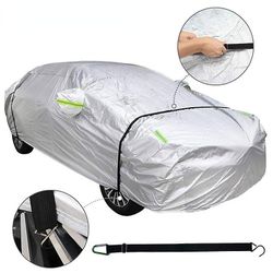 2stk Universal Car Cover Fast bånd 440cm Justerbar længde Anti Car Cover Reb