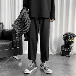 Japanske Joggers Sweatpants Hip-hop Casual Bukser Bukser Sort M