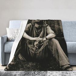 Kerota TO472 Kurt Donald Cobain Painettu Kevyt Super Soft Micro Fleece Throw s Fit Sohvasänky Olohuone Sohvatuoli 50x40in 125x100cm