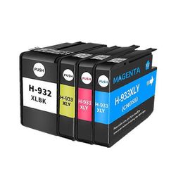 Redkid 932XL 933 for HP932 933XL korvaava mustekasetti HP 932 933 Officejet 6100 6600 6700 7110 7610 7612 -tulostimelle 1bk 1c 1y 1m