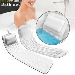 Bath Cush -lar kylpyamme liukumaton kylpylä kylpyamme matto ress tyyny paksu kykenevä 3D-verkkokerrokset