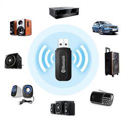 Usb Bluetooth-adapter til bil 3.5mm jack audio trådløs receptor