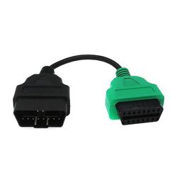 Ecuscan Ecu Scan Adapter Kabel Bundt Kabel til Fiat grøn streg