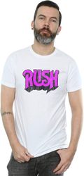 Rush T-shirt med nødlidende logo til mænd Hvid L