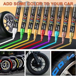 Maalimerkit, 20 väriä öljypohjainen vedenpitävä maalimerkkikynäsetti, älä koskaan haalistu nopeasti kuivana ja perma