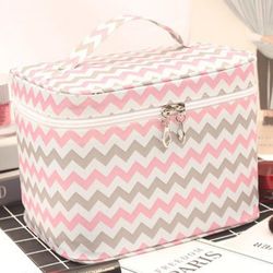 Besser Make Up Bag Sag Travel Kosmetisk Organiser Beauty Storage Bag Ripple